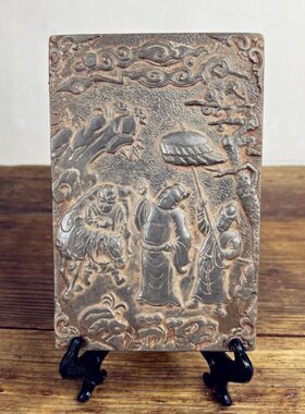 加厚款王家大院指日高升非遗金石传拓砖雕摆件文创研学拓片刻板