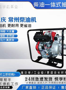 立式柴浇油抽水PUI消防农用抗旱泵地鱼塘换机水高扬程大流量抽水