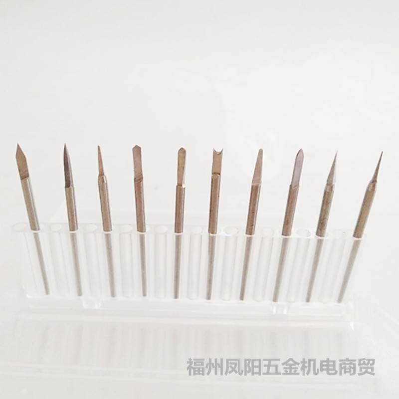 木工刻刀橄榄核雕刻工具电动刀头牙机刀宝剑刀2.35含钴纯手工制作图片