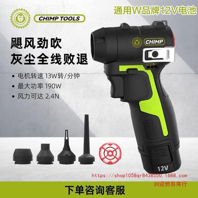 通用威克士16798强无刷锂电吹尘枪C090吹风轮机除尘力小型T涡暴力