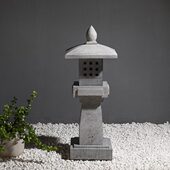 灯笼日式 雕庭院 雪浪石枯山水草坪户外石太阳能室内灯景观石新中式