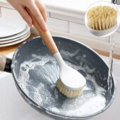 洗锅刷不粘去污神器厨房刷油长柄锅多功能洗碗懒人砂锅刷剑麻家用