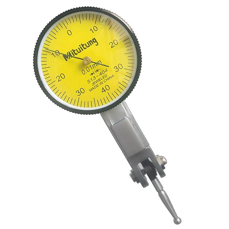 杠杆百分表0-0.8mm机械跳动指示表小校表513-404精度0.01包邮