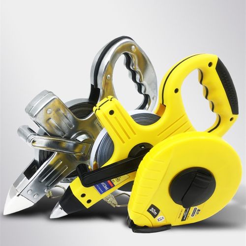 江华鑫地50米钢卷尺20米30米50米长卷尺工程 耐磨不锈钢卷尺