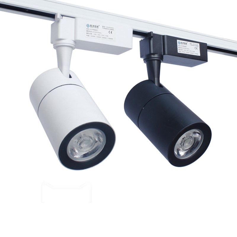 轨道灯led射灯服装店cob店铺展厅橱窗导轨灯商用超亮服装轨道射灯