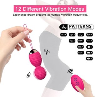 Vaginal tighten Exercise Kegel Balls 12 Speed Vibrating eggs