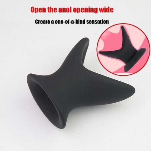Hollow Silicone Big Butt Plug,Anal Sex Toys Trainer Dilator