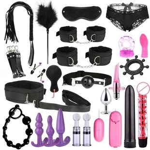 13/15/17/26pcs BDSM Bondage Restraint Kit Bullet Vibrator Ha