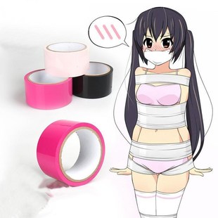 Sticky SM Bondage PVC Static Tape Fetish Restraints Belt BDS