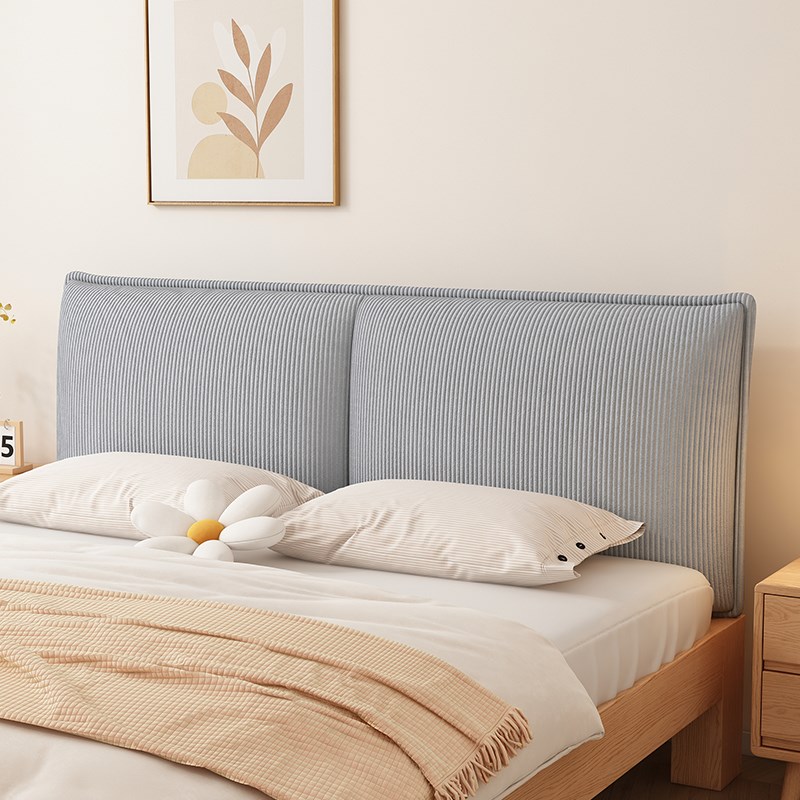 床头软包靠垫靠枕自粘榻榻t米灯芯绒大靠背垫卧室冬季塌塌米可拆