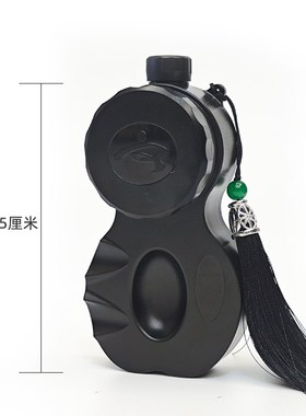 防漏墨盒小学生便携三年级毛笔书法课专用砚台墨汁碟带盖储墨水盒