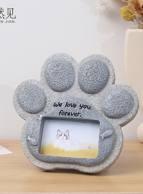 爱宠墓碑宠物小墓碑狗狗猫咪小动物纪念碑祭祀石碑树葬墓碑贴照片