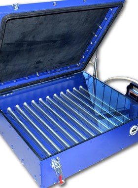 烟台天久006861  006857 SPE-LED6070型真空吸气紫外线晒版机丝印