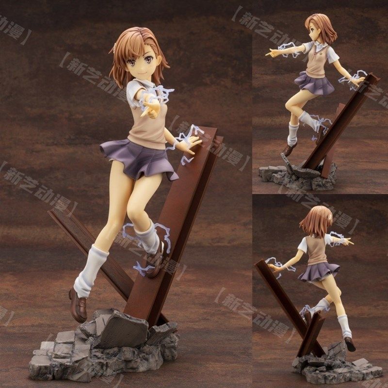 魔法禁书目录御阪美琴模型超电磁炮校服炮姐模型玩具桌面主机壳摆
