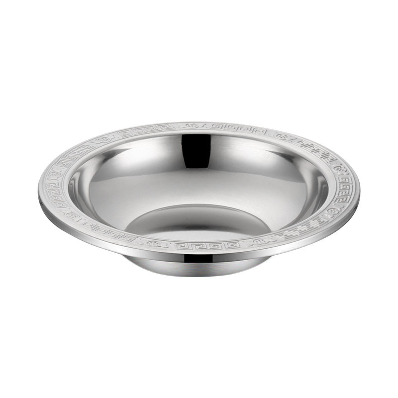 不锈钢水煮鱼盆肉蟹煲肉煲盆酸菜鱼钵钵鸡专用盆平底干锅小龙虾盆