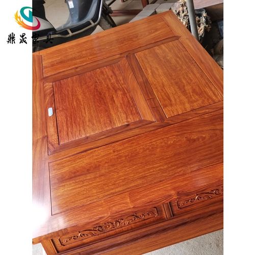 鼎晟刺猬紫檀独板明式茶桌餐桌两用功夫茶台实木茶几花梨木新中式