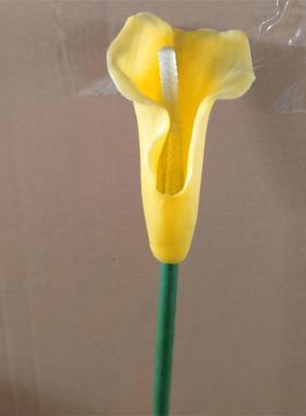 马蹄莲插地灯灯草坪灯70CM白、蓝、粉、红、黄夜景led发光植物