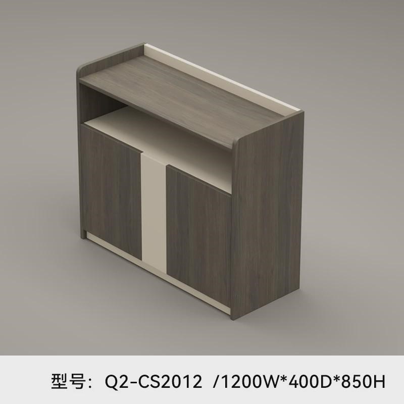 大号木纹色柜门现代简约防刮耐磨带茶水柜O餐边柜储物柜茶水柜