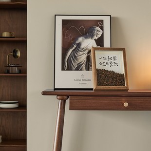 北美条案全实木玄关桌复古供桌沙发边走廊极窄玄关台