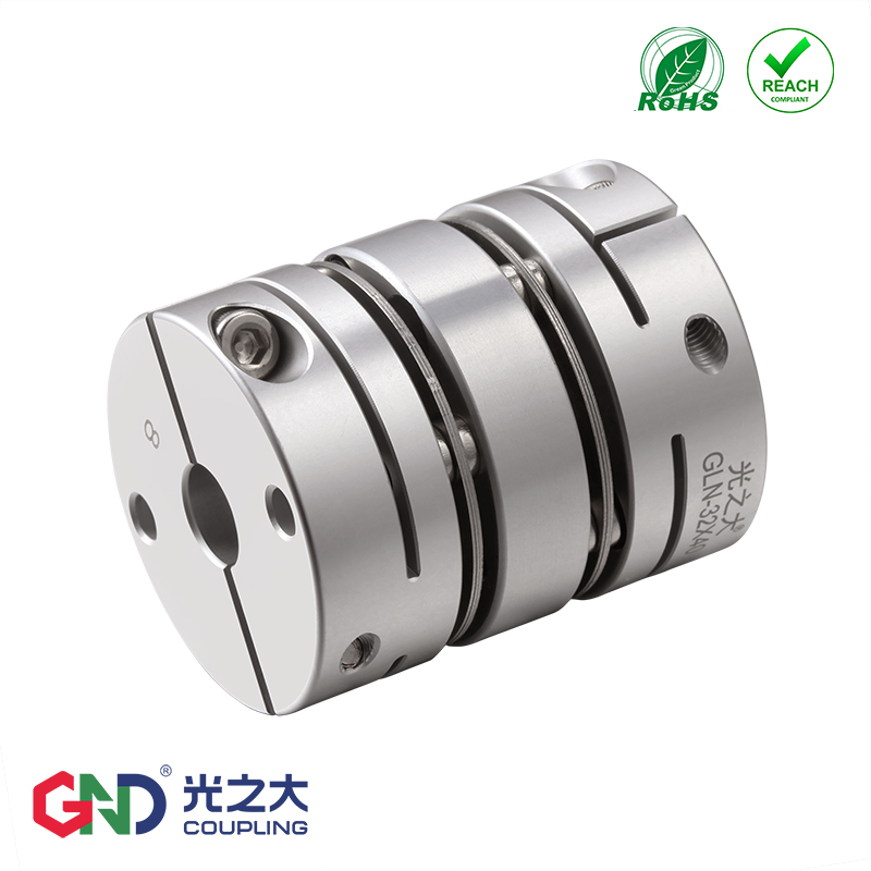 GLN圆形双模片弹性联轴器大扭矩步进电机伺服马达CPDW连轴器