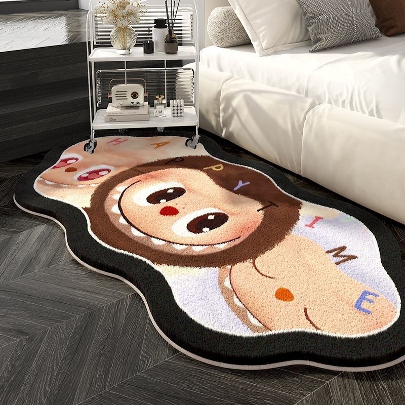 爱Luu卡通仿羊绒床边毯茶几毯飘窗垫薄厚款耐磨卧室地毯,居家布艺,床边毯,淘宝优惠券,粉丝福利购,淘宝优惠卷