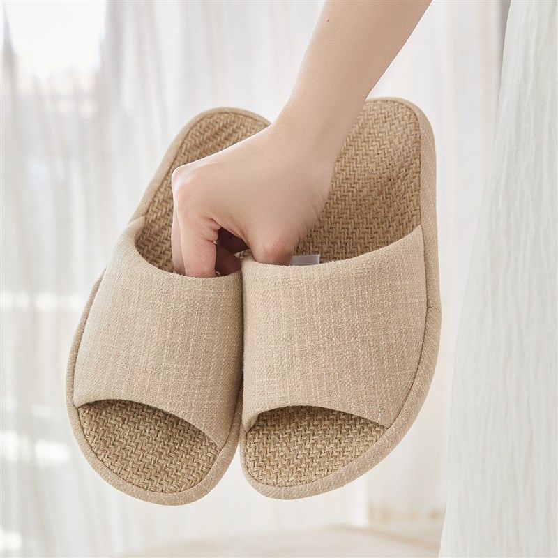 四季亚麻拖鞋家居室内夏季透气吸汗厚底棉麻凉拖鞋家用木地板静音,居家布艺,居家亚麻拖鞋,淘宝优惠券,粉丝福利购,淘宝优惠卷