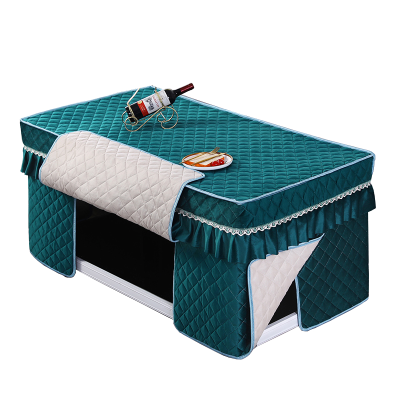 新款烤火罩加厚电炉罩长方形茶几罩电暖炉烤火桌布罩取暖烤火被