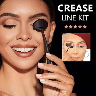 新款 6合1眼影印章 Crease Line Kit 懒人眼影画板便携眼影定型器