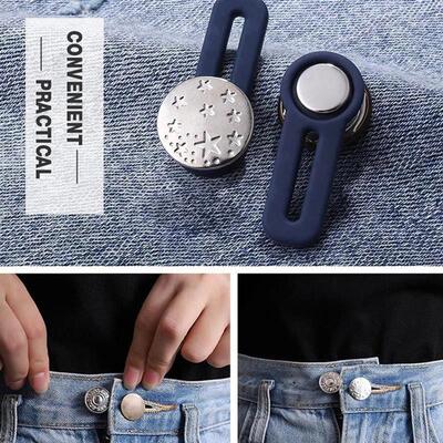 Jeans Retractable Button牛仔裤百搭扣 免钉纽扣 拆卸伸缩裤腰扣