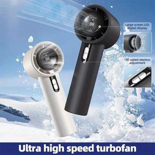Fans Portable with Display 3000 Handheld Screen Fan