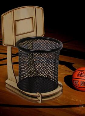 Pen Holder Basketball Stand DIY办公室笔筒 篮球架笔筒娱乐笔筒