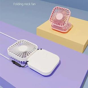 Foldable Folding Fan Neck Hanging