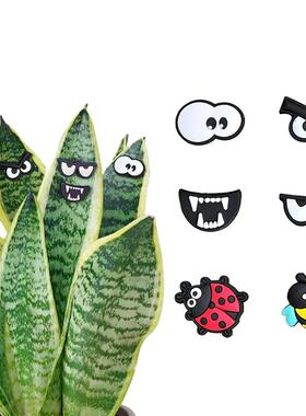 Cute Plant Magnets Eyes可爱的植物磁铁眼睛昆虫磁吸装饰