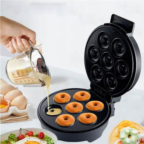 Donut Maker Machine Snack NonStick 甜甜圈机早餐蛋糕圆饼机