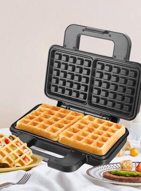 Waffle Maker Cake Pan Nonstic 大号华夫饼机面包电饼铛早餐机