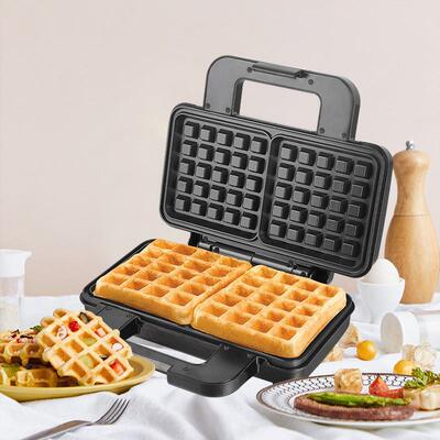 Waffle Maker Cake Pan Nonstic 大号华夫饼机面包电饼铛早餐机