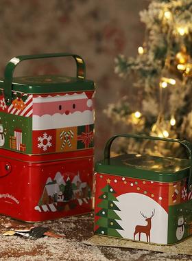 New Christmas Apple Box - Tinplate Handheld Iron Gift Box