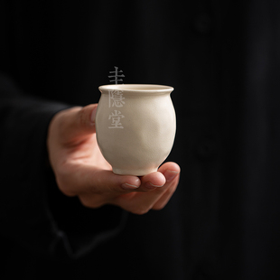 圭隐堂苏打釉开片可养陶瓷功夫茶杯家用主人杯个人单杯品茗杯
