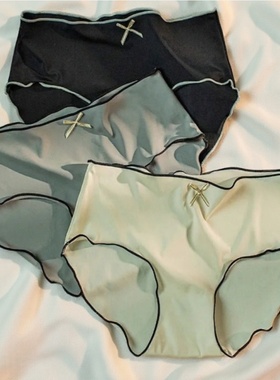 内裤女冰丝2025新款性感无痕超薄女士少女学生女神三角裤薄款