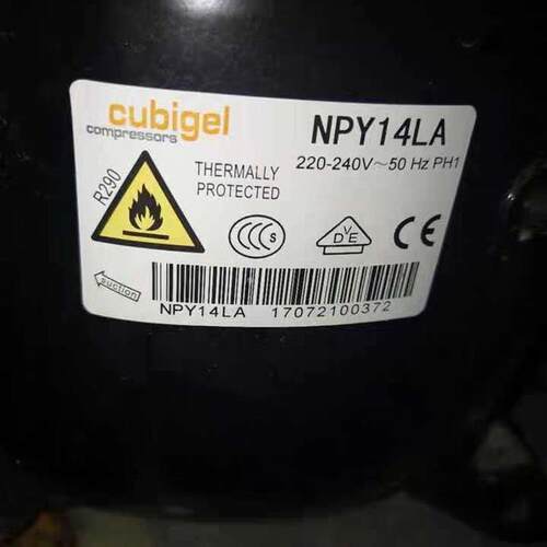 全新原装酷比奇压缩机NPT16LA NPY14LANPY12LA压缩机R290制冷剂