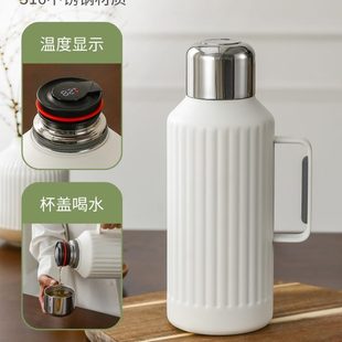 焖户外大容量316不锈钢复古暖水壶家用泡茶壶茶壶水瓶罗马保温壶