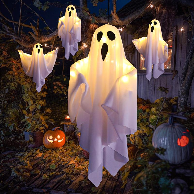 万圣节装饰幽灵挂件halloween户外庭院恐怖氛围场景布置道具用品