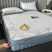 A类数码 冰丝凉席三件套轻奢简约风1.35床笠空调软席可机洗床席子