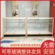 超市便利店柜台商用首饰饰品展示柜物品陈列柜零食蛋糕食品玻璃柜