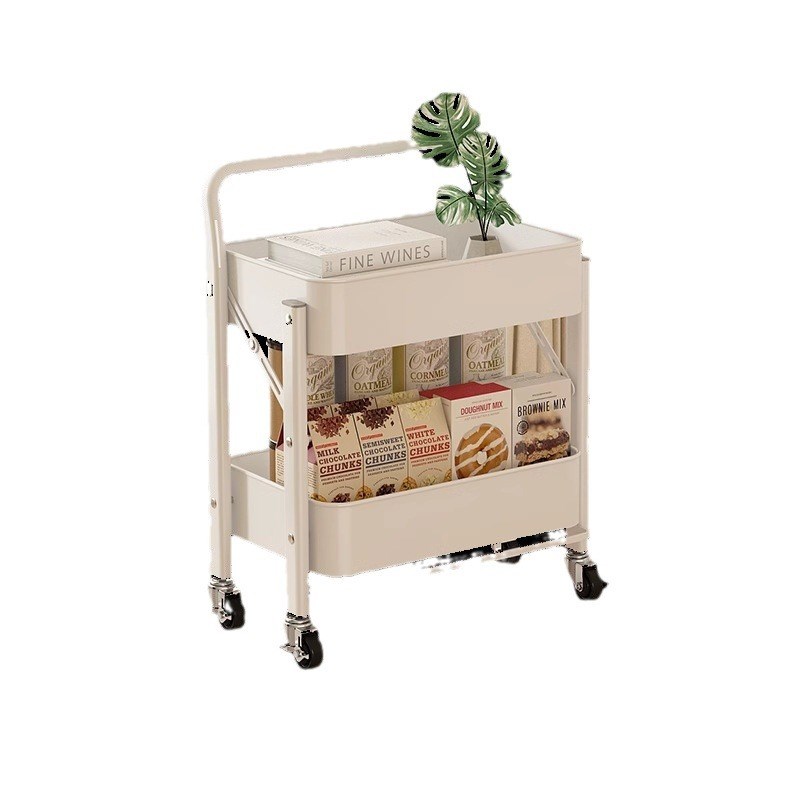 移动小边几奶油风边几桌床头柜客厅小桌子小茶几沙发边柜置物架