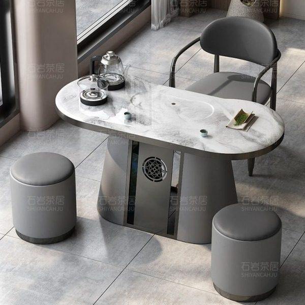新款轻奢微晶石阳台茶桌椅组合岩板新中式家用小泡茶台现简约小,商业/办公家具,茶台/茶桌,淘宝优惠券,粉丝福利购,淘宝优惠卷