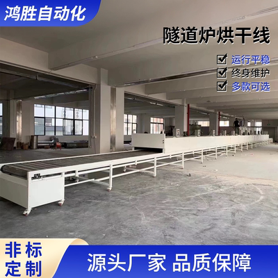 高温隧道炉不锈钢烘干线输送带烘干机流水线烤箱工业烤炉网带