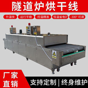 高温隧道炉烘干线不锈钢耐高温输送机烘干机流水线烤箱工业网带
