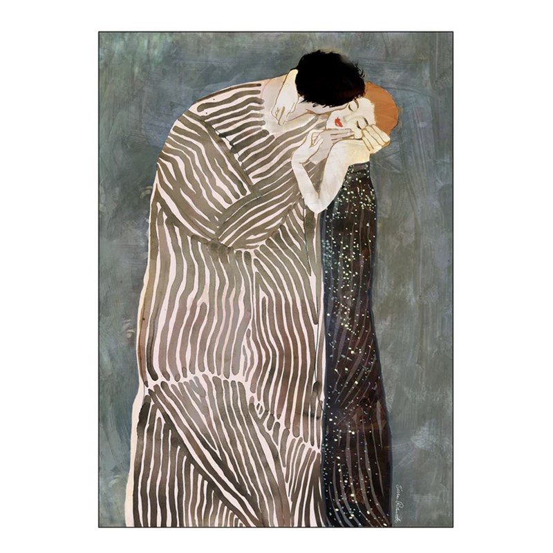 荷兰PSTR Studio度假风卧室Relax装饰画Sissan Richardt