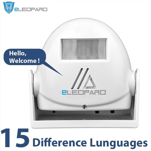 工厂韩语日文门铃迎宾器欢迎光临感应器智能迎宾红外感应门铃